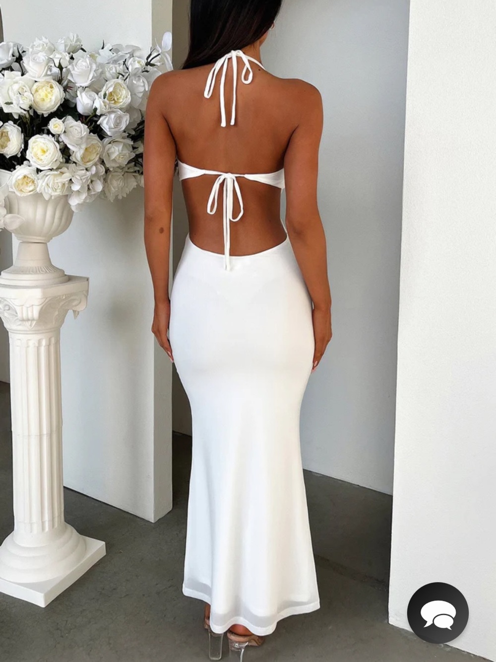 That’s So Fetch Zaric White Maxi Dress Size 2 - Picture 2 of 4